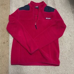 Vineyard Vines Red and Navy Men's Sweater
